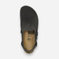 Tokio Black Suede Leather Narrow