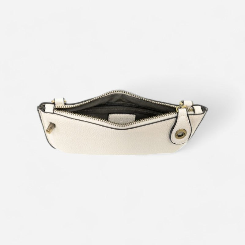Mini Crossbody Wristlet Clutch Black