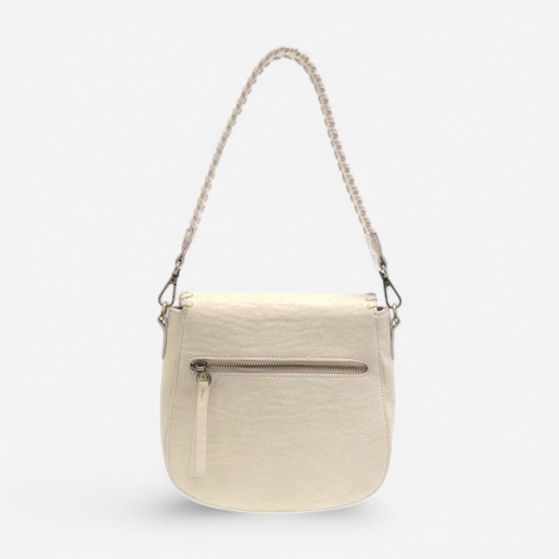 Annie Whipstitch Convertible Crossbody Cream