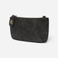Lux Crossbody Wristlet Clutch Black