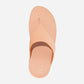 Lulu Shimmer Toe-Post Sandal All Black