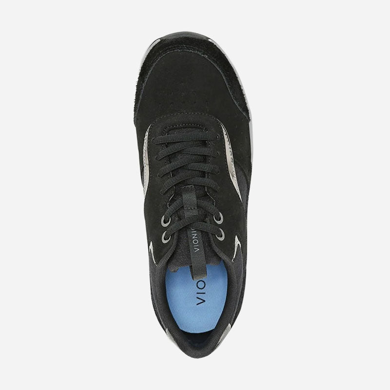 Nova Black/Shiraz Nubuck Suede