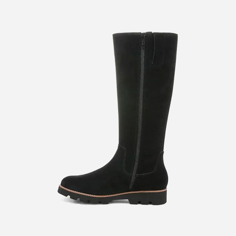 Gwen Black Waterproof Suede
